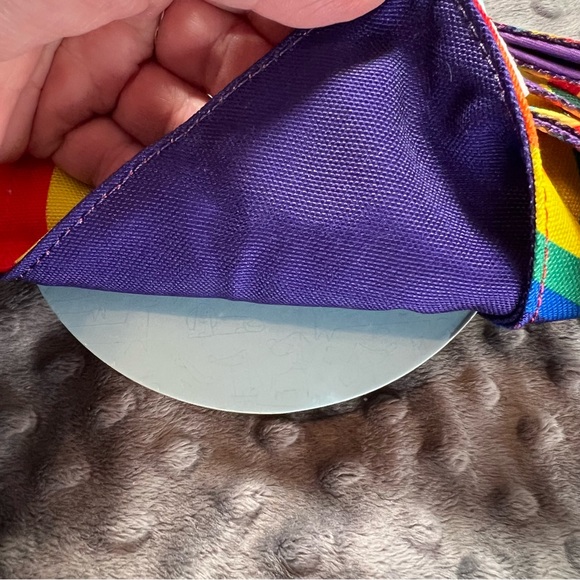 Whimsy Dog Collar Bandana and Leash NWOT Medium Size Rainbow Pattern - Picture 4 of 4